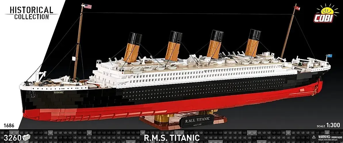 Cobi R.M.S. Titanic model — 3,260 blocks (COBI-1686) Photo 8