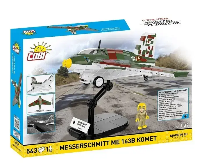 Cobi Blocks Messerschmitt Me 163B Comet — 543 detaļas Photo 2