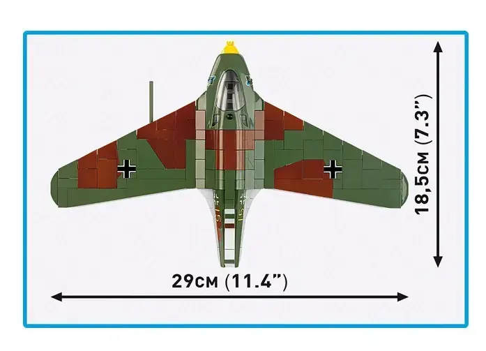 Cobi Blocks Messerschmitt Me 163B Comet — 543 detaļas Photo 6