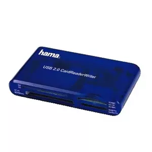 Card Reader Hama USB CardReaderWriter 35in1 Blue