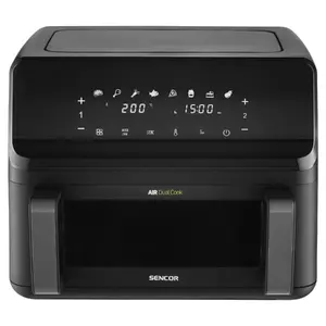Аэрогриль SENCOR SFR9650BK с двойной корзиной, 2.5 л, 1400 Вт, 80–200 °C