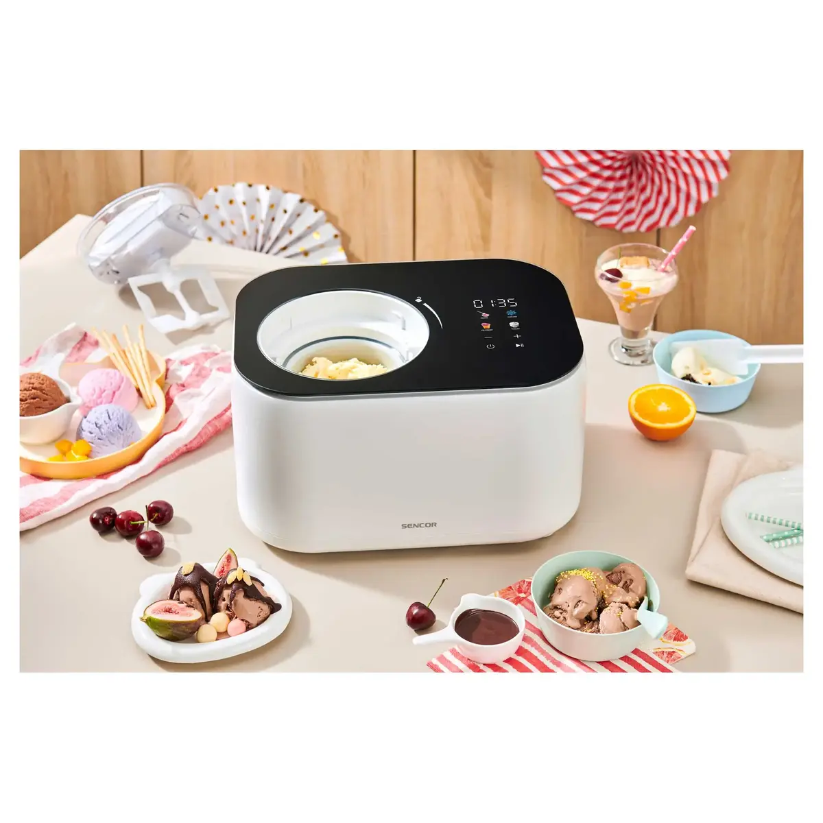 SENCOR SIC3000WH ice cream maker compressor Photo 5