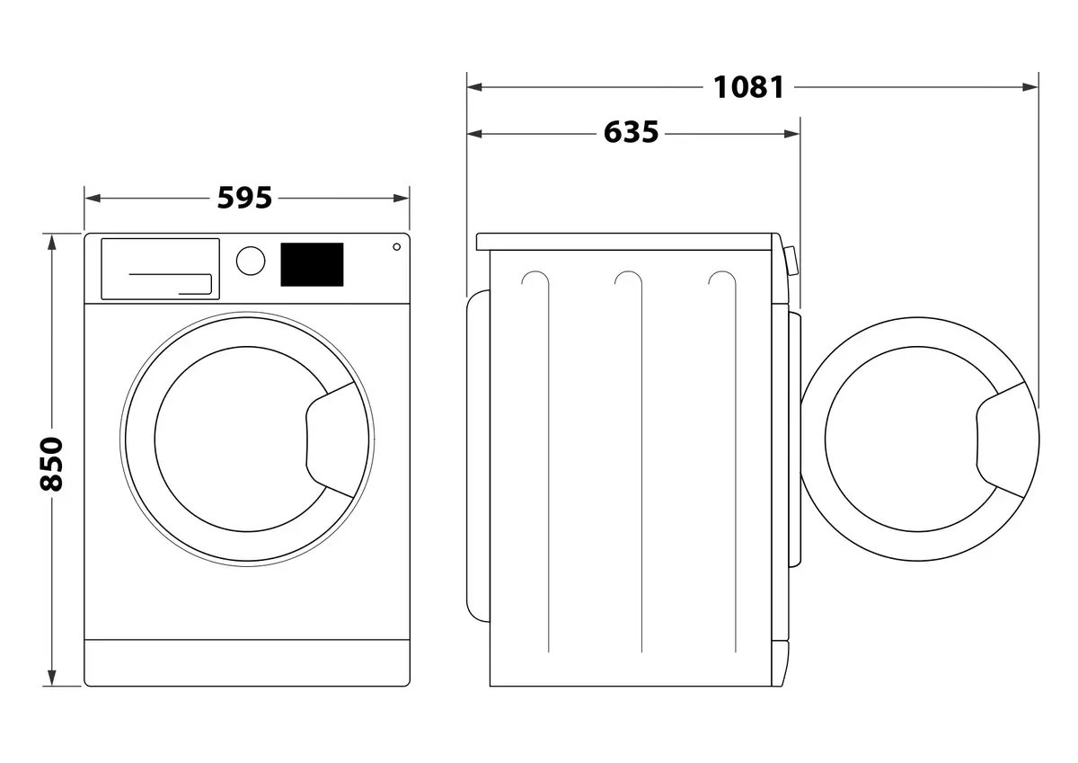 Whirlpool FFD10489BCVEE стиральная машина 10 кг 1400 об/мин Photo 5