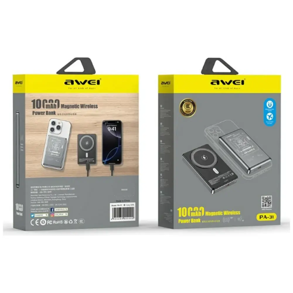 Portable Power Bank Awei PA-31 Photo 2
