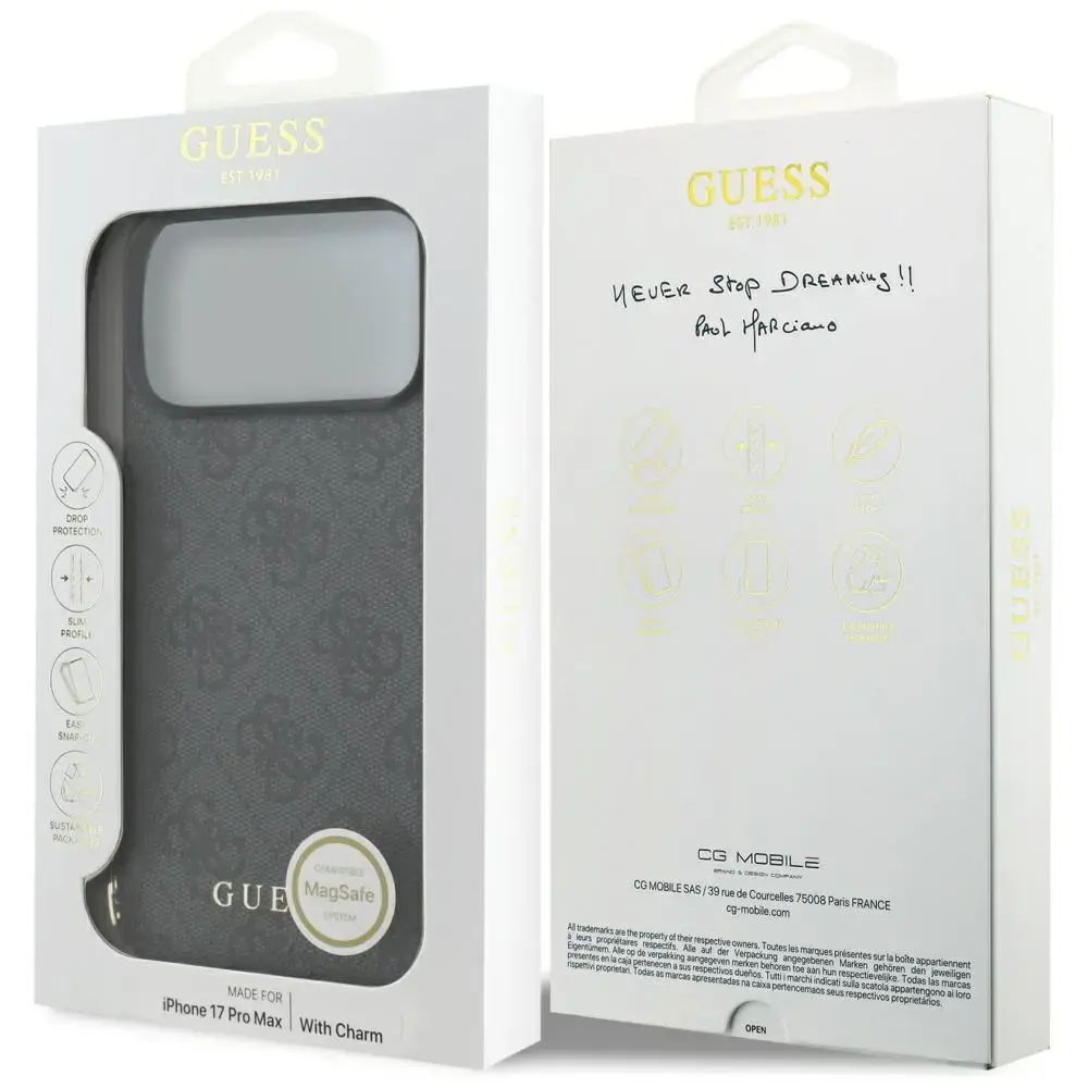 Чехол GUESS iPhone 17 Pro Max Tone on Tone Gray Photo 6