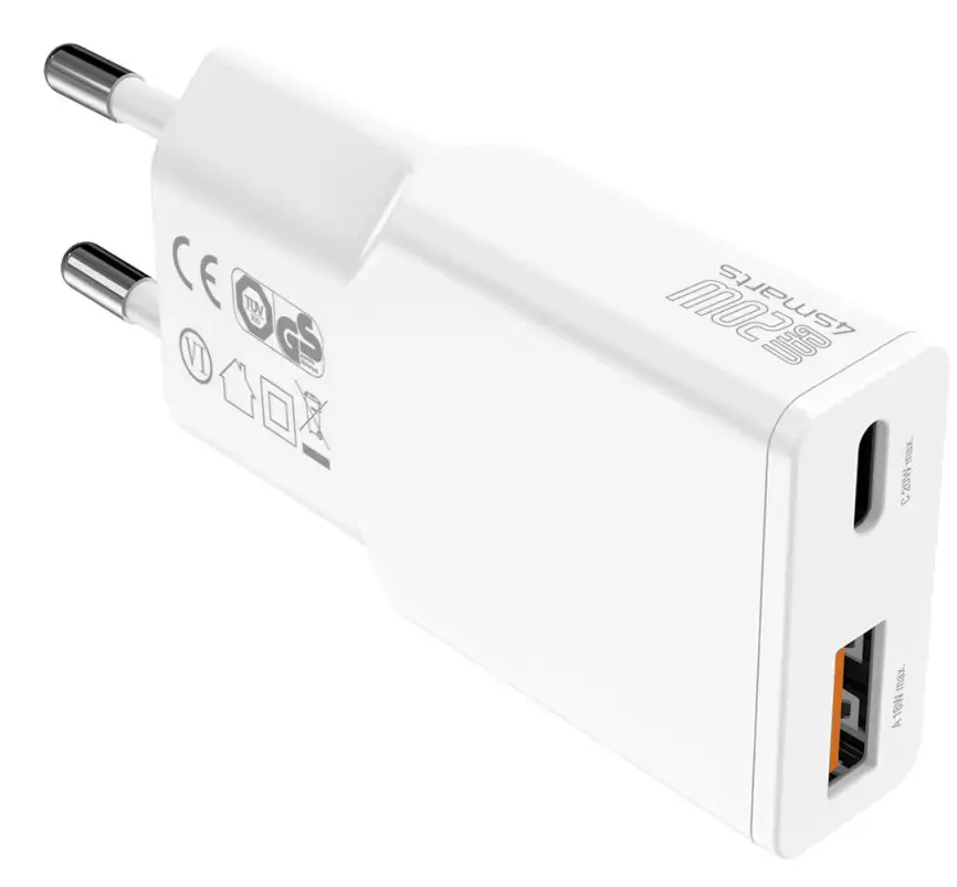 4smarts 541509 AC mājas lādētājs USB-A + USB-C Photo 4