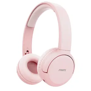 Austiņas Streetz BT210-PNK vadi un bezvadu Bluetooth rozā