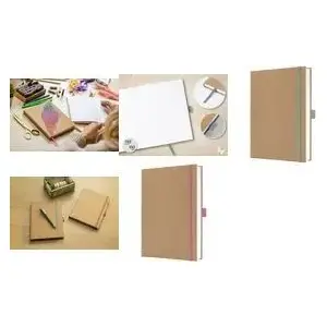 Notebook sigel Pure Mint A5 Blank Brown/Mint – A5 blank pages, softcover