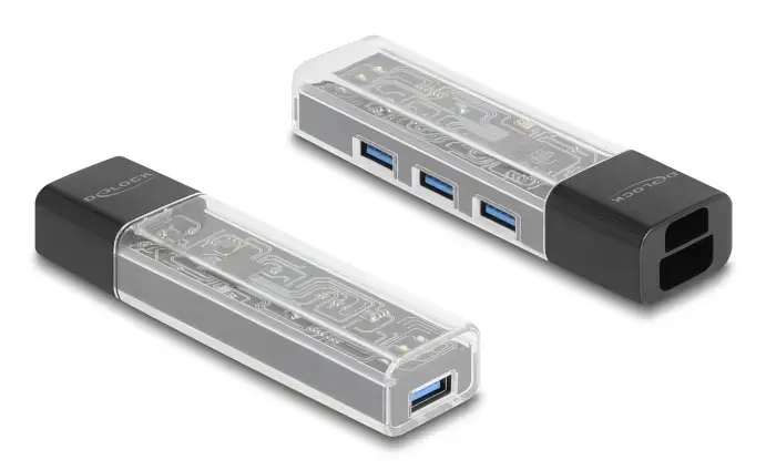 DELOCK USB 3.2 Gen 1 4‑портовый хаб 64335 Photo 2
