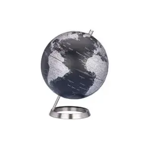 TROIKA Globe G2507-BKSI/CB 23.5 cm black/silver decorative globe accessory