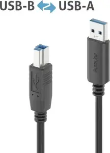 USB 3.2 cable PureLink IS2301-020 — USB-A to USB-B, 2.0 m