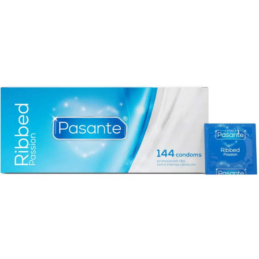 Prezervatīvi PASANTE Ribbed Passion — 144 gab. Photo 2