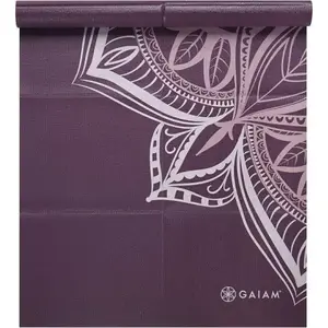 Yoga mat Gaiam Foldable Purple — 2 mm thin travel and pilates mat