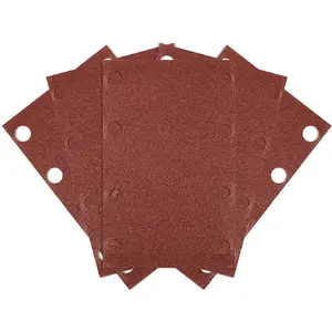 Rectangular Sandpaper 8 Holes NEO tools 128 x 78 mm P120 abrasive sheets