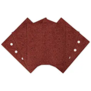 Шлифовальные диски NEO tools 113x113 мм P80, 5 шт., 8 отверстий