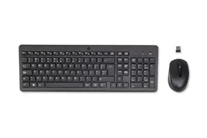 HP 330 Wireless Keyboard and Mouse Combo, Full-size QWERTY, Black