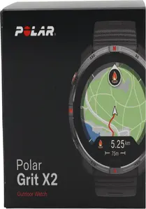 Viedpulkstenis Polar Grit X2 melns S‑L ar GPS un sirds ritma mērītāju uz plaukstas