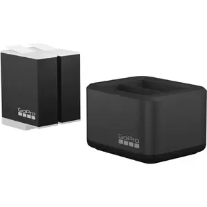 Divkāršs lādētājs GoPro HERO9/HERO10/HERO11/HERO12 ar 2 Enduro akumulatoriem