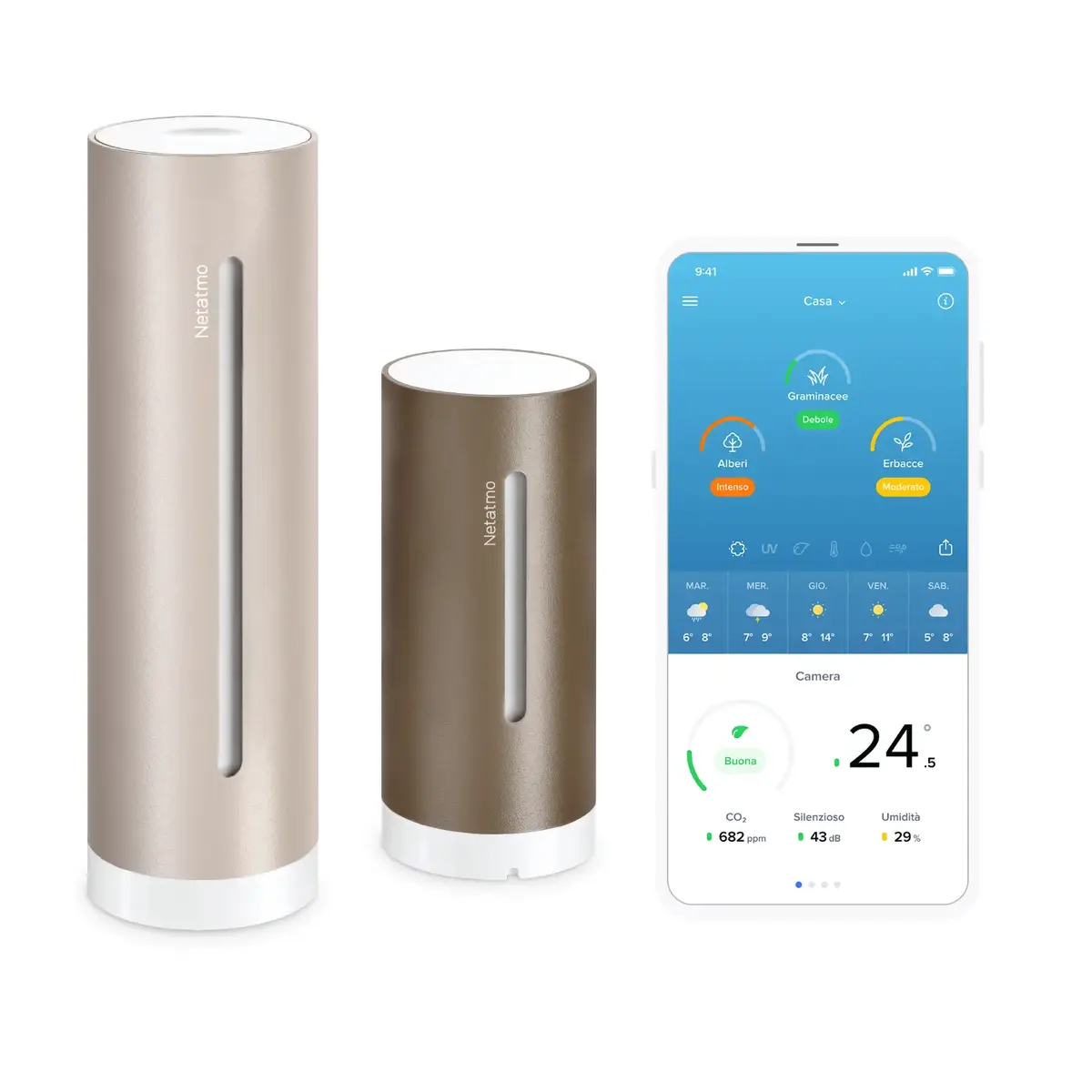 Netatmo NWS-S-EC digitālā meteoroloģiskā stacija Photo 2