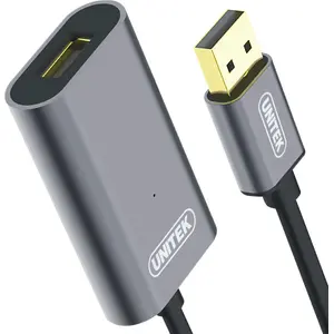 USB cable Unitek 10.0 m USB 2.0 — 10 m length, USB 2.0 data and power cable