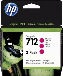 Картриджи с чернилами HP 712 Magenta 3 шт (HP 3ED78A)