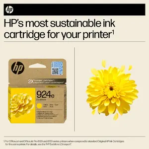 Картридж HP 924e EvoMore Yellow — оригинальный цветной картридж HP, ресурс 800 страниц