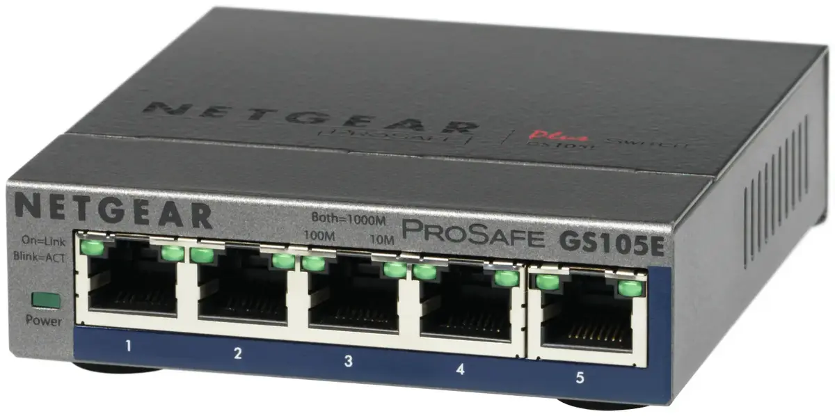 Netgear GS105Ev2 5 portu Gigabit slēdzis Photo 2