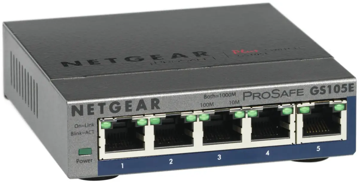 Netgear GS105Ev2 5 portu Gigabit slēdzis Photo 3