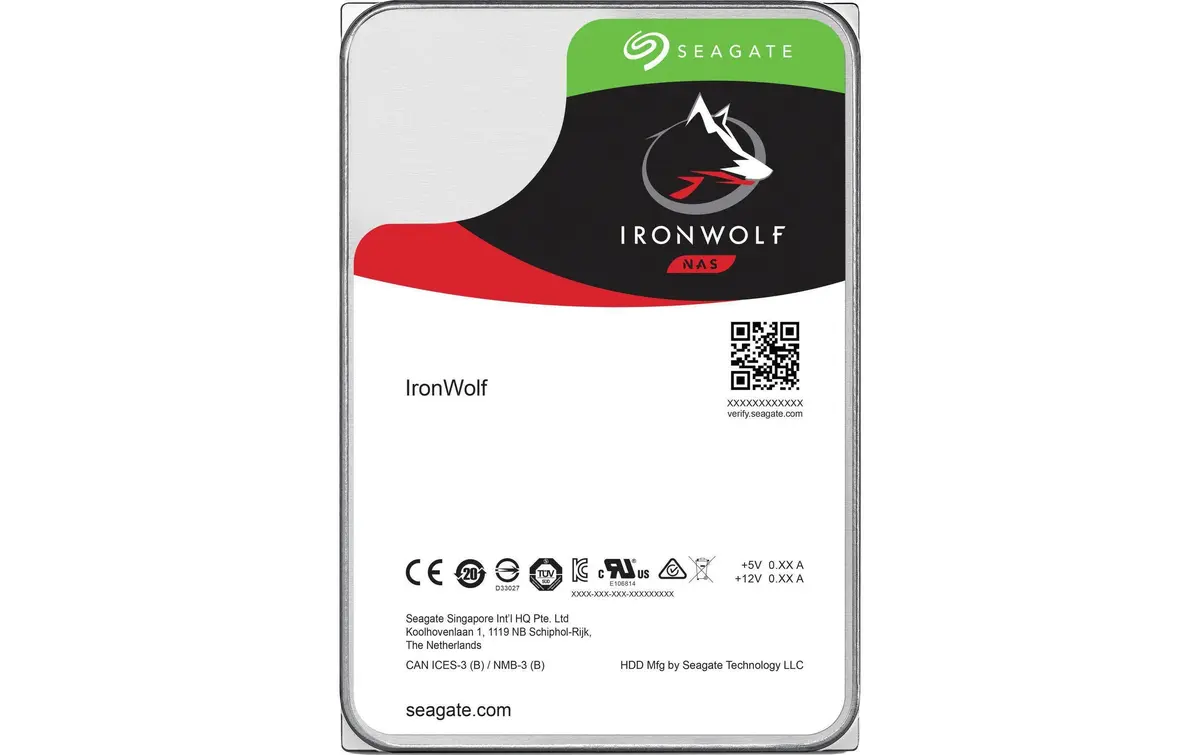 Iekšējais cietais disks SEAGATE IronWolf 12