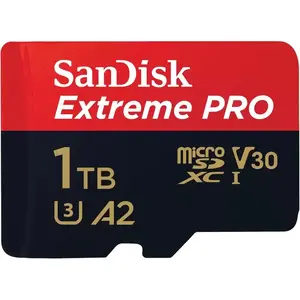 Flash memory SanDisk 1TB UHS-I microSDXC Extreme Pro 200/140 MB/s