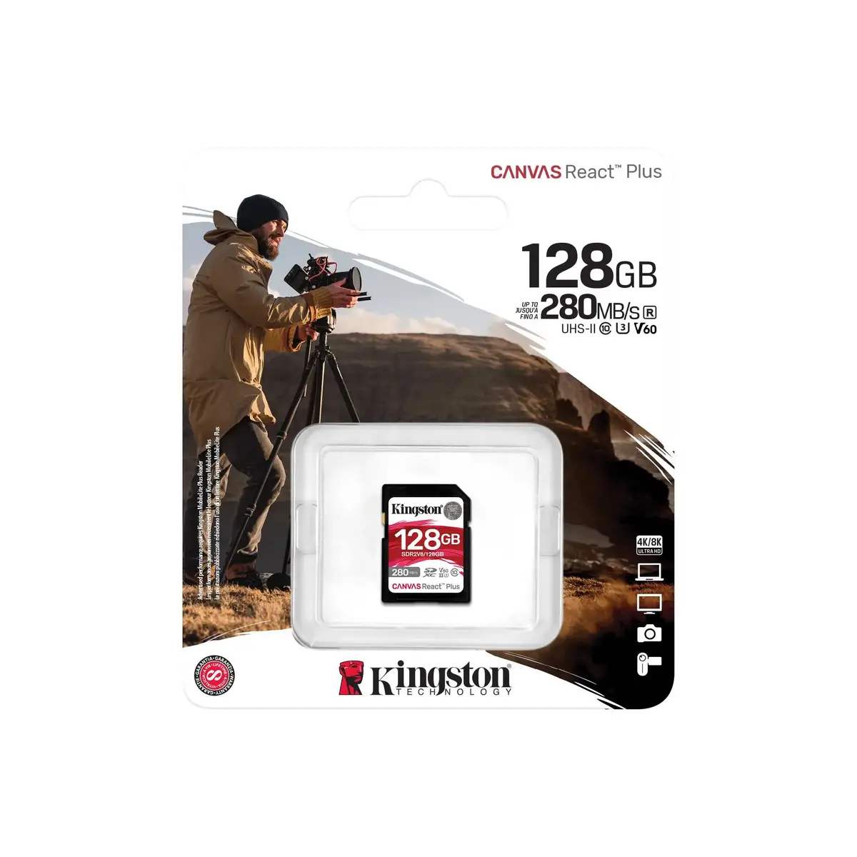 Флеш-память Kingston Canvas React Plus Photo 3