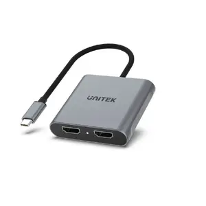 Video Cable Adapter UNITEK V1404B USB Type-C to 2 x HDMI 0.15 m
