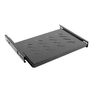Pull-out shelf LANBERG 19" 600mm 1U black