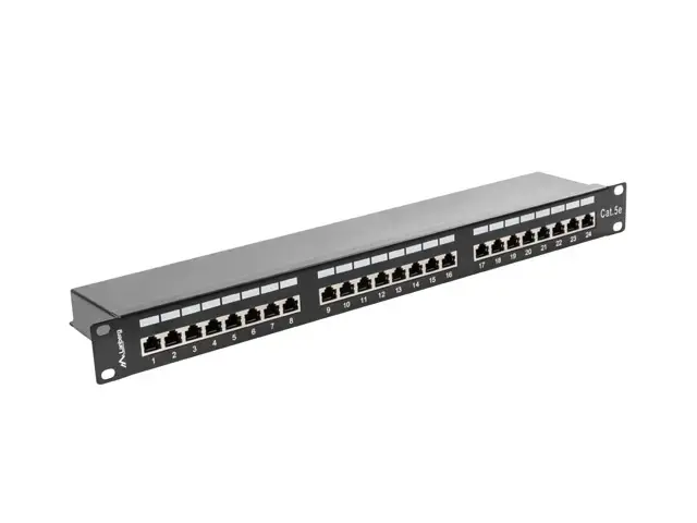 LANBERG patch panel 24-port 1U Cat5E FTP Photo 3