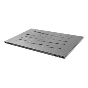 LANBERG 19" shelf 1000mm 1U black for rack mounting