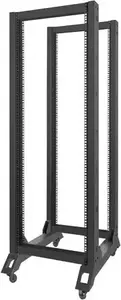 Server Rack Open Frame LANBERG 32U 600x800 mm black