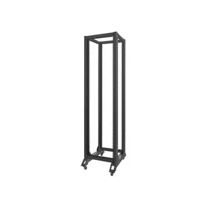 Стоечный шкаф LANBERG Open Rack 42U 600x800 мм чёрный