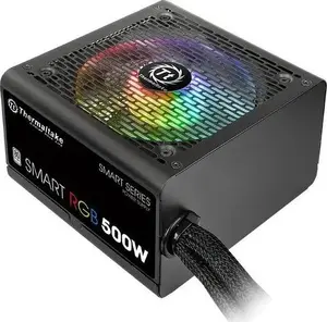 Блок питания THERMALTAKE Smart 500W RGB 80 Plus, ATX 12V, единая шина +12В