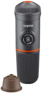 Portable Coffee Machine Wacaco Nanopresso with NS Adapter — handheld espresso maker, compatible with Nespresso Original capsules