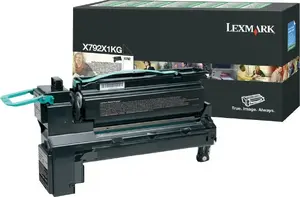 Toner cartridge Lexmark X792 black 0X792X1KG approx 20,000 pages