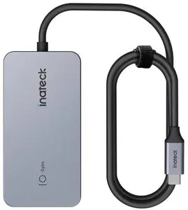 USB C Hub Inateck HB2027 — 4K HDMI, PD 100W, 3× USB-A 3.2 (dark gray)