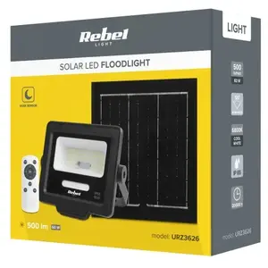 Solar projector Rebel URZ3626 60W with remote control and 4000mAh battery