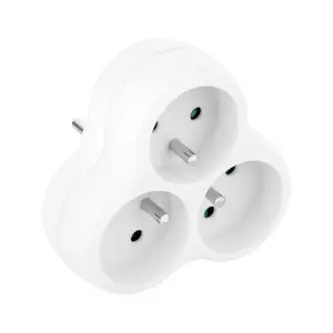 Power strip with grounding Rebel R-30CA — 3 sockets, grounded protection
