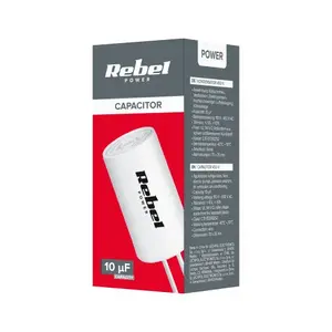 Capacitor 10µF 450V Rebel URZ3130 axial electrolytic capacitor