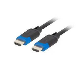 HDMI kabelis LANBERG CA-HDMI-30CC-0018-BK 1.8 m — HDMI Type A male, 48 Gbit/s, 4K@60Hz (3840x2160), HDMI 2.1