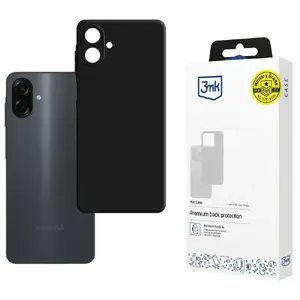 Чехол 3MK Matt для Samsung Galaxy A07 4G, чёрный, матовый