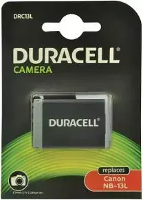 Rechargeable Lithium Camera Battery Duracell NB-13L 3.6V (DRC13L)
