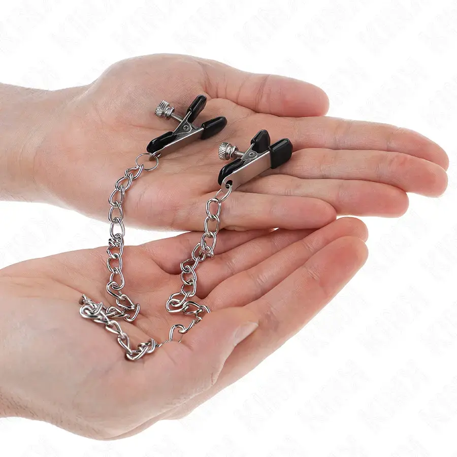 Зажимы для сосков KINK NIPPLE GRIP FLAT CHAIN SILVER 34 см Photo 3