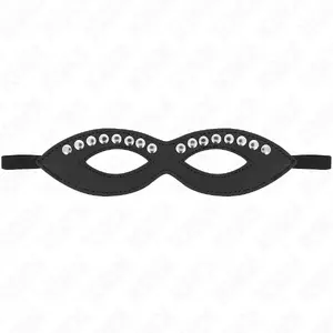 Маска для глаз KINK MASKED ALLURE Модель 1 — 20.5 x 5.5 см, мини заклепки