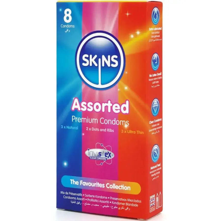 Презервативы SKINS Assorted Premium 8 Photo 2
